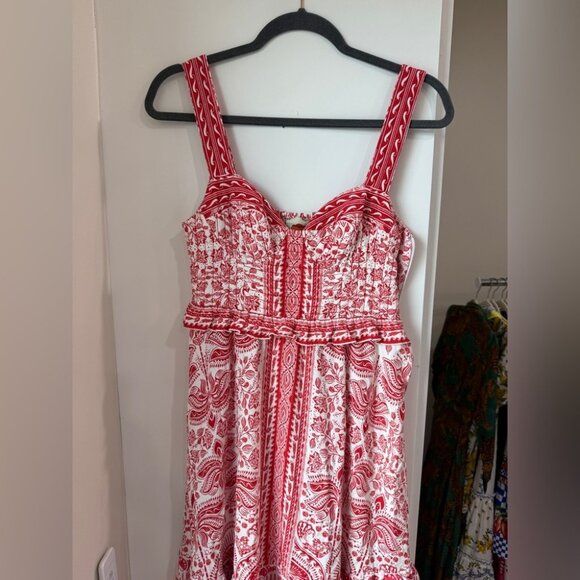 Farm Rio: Red River Ride Midi Dress - Picture 9 of 10